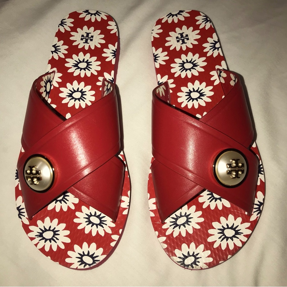 Authentic Tory Burch Melody sandal size 6